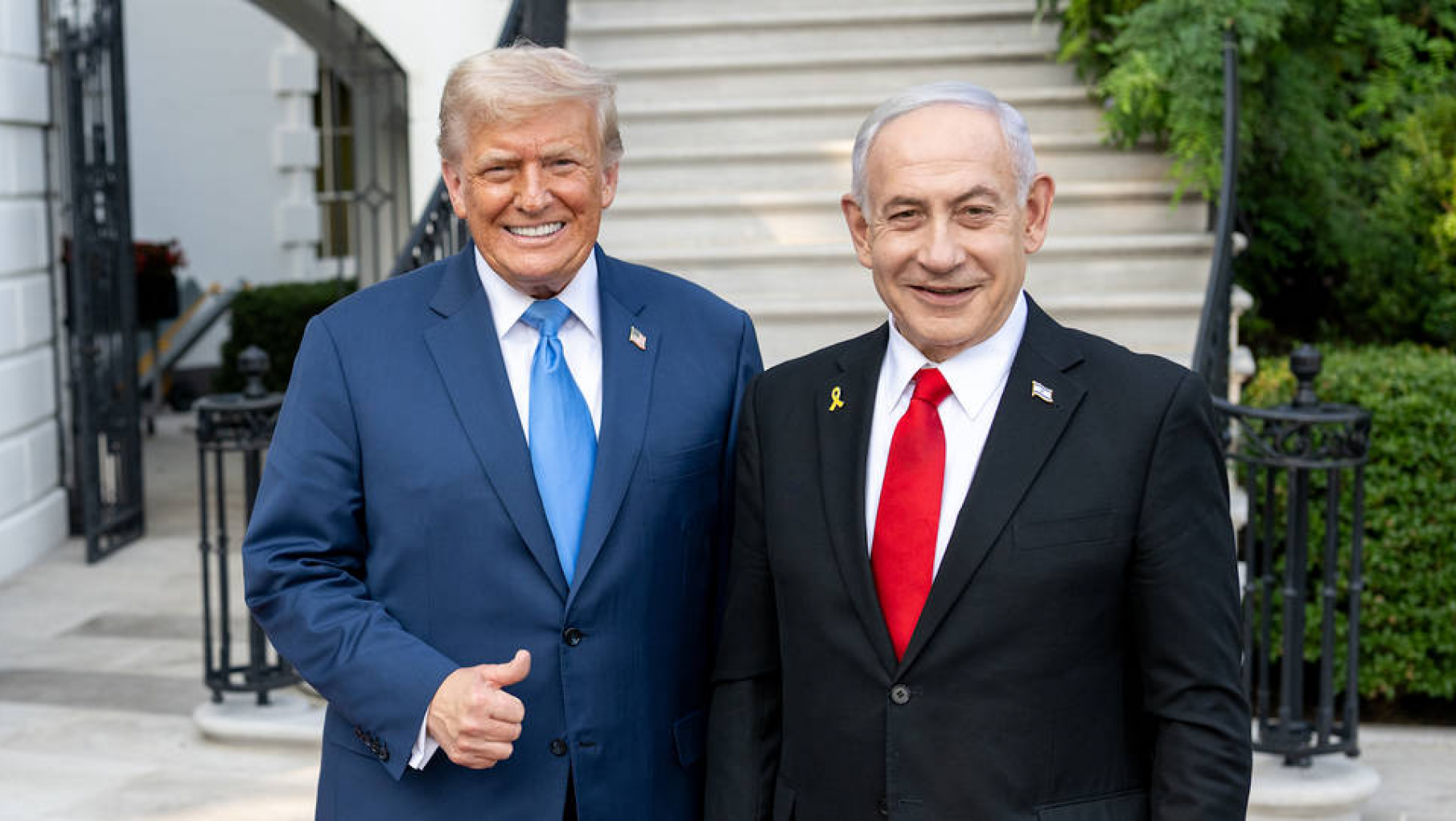 En una reunión en EEUU, Trump y Netanyahu acordaron el alto el fuego en Gaza